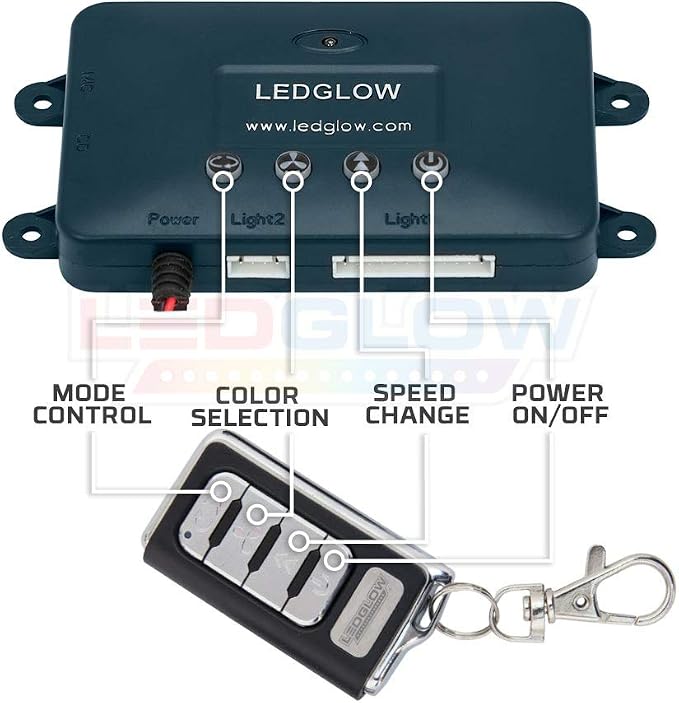 LEDGlow 4pc Million Color Multi-Color LED Underbody Underglow & 2pc Interior - Image 5