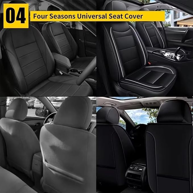 YORKNEIC Seat Covers for Hyundai Kona 2018-2024 2025: Waterproof Leather Car - Image 5