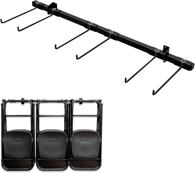StoreYourBoard Chair Storage Rack Triple – Heavy Duty Folding Chair Rack - Image 6