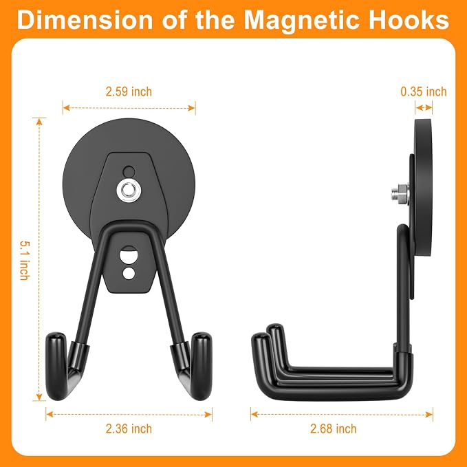 ENUODA Strong Magnetic Hooks Heavy Duty - Image 2