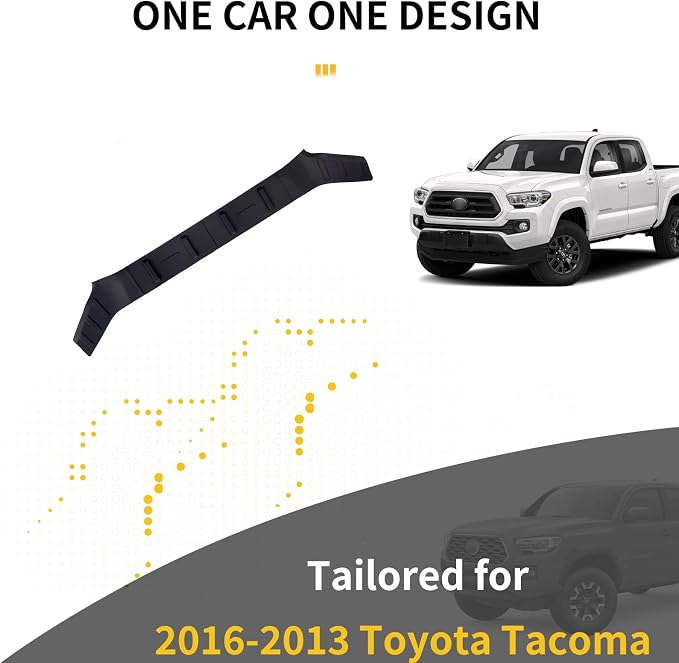 Hood Protector | Tailored for 2016-2023 Toyota Tacoma |Low Profile - Image 3