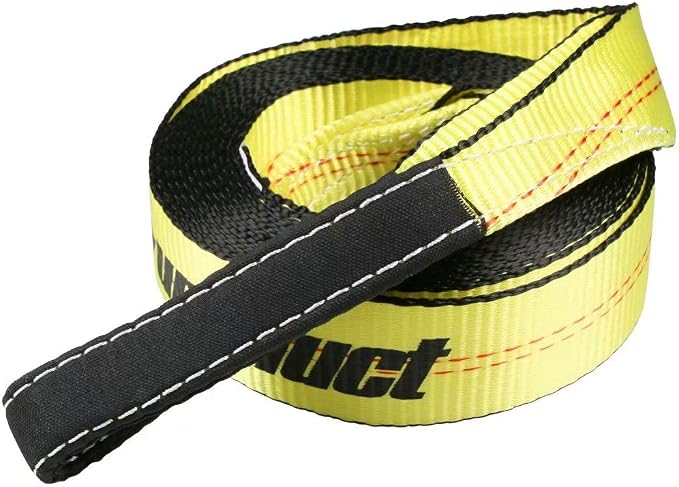 Recovery Tow Strap 2in X 20ft Heavy Duty 20, 000 lbs Break Strength, Use by Sumpluct