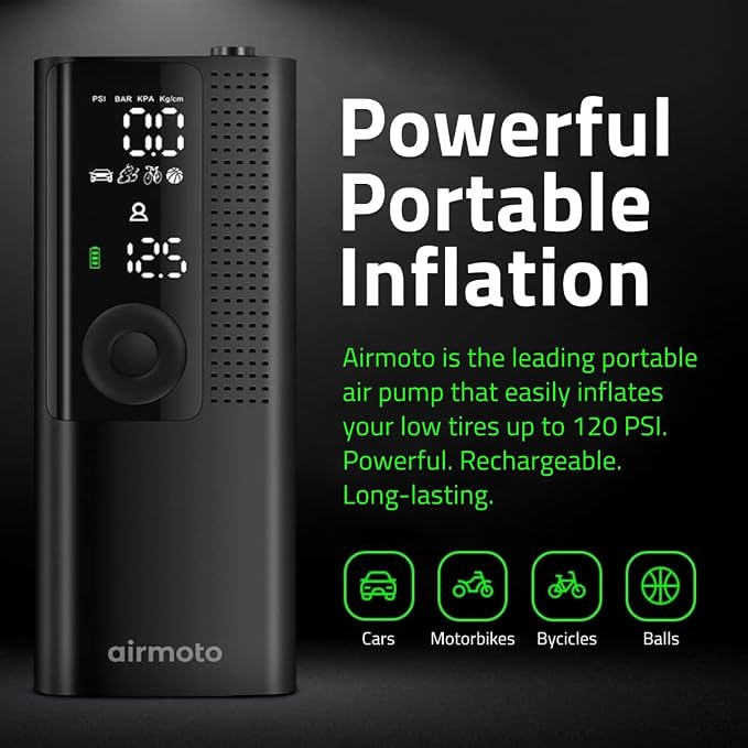 Airmoto Tire Inflator Portable Air Compressor - Image 2
