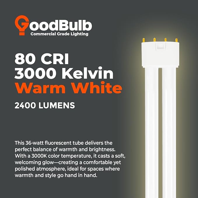 GoodBulb PLL36/830 36W 16.5" Twin Tube Compact Fluorescent Light Bulb 4-pin - Image 5