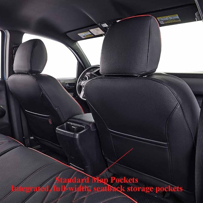 EKR Custom Fit Tacoma Leather Car Seat Covers - Image 3