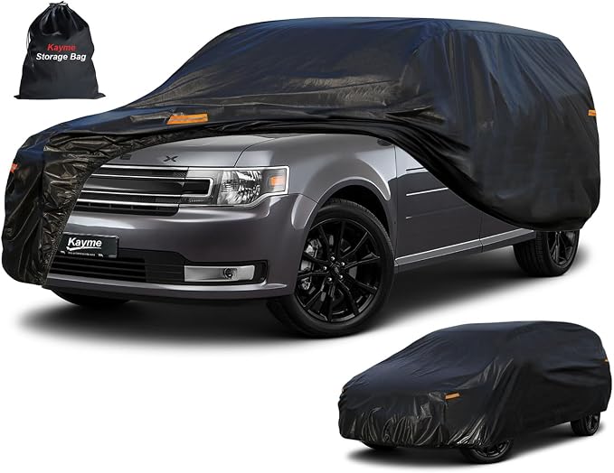 Kayme 7 Layers SUV Car Cover Waterproof All Weather by kayme