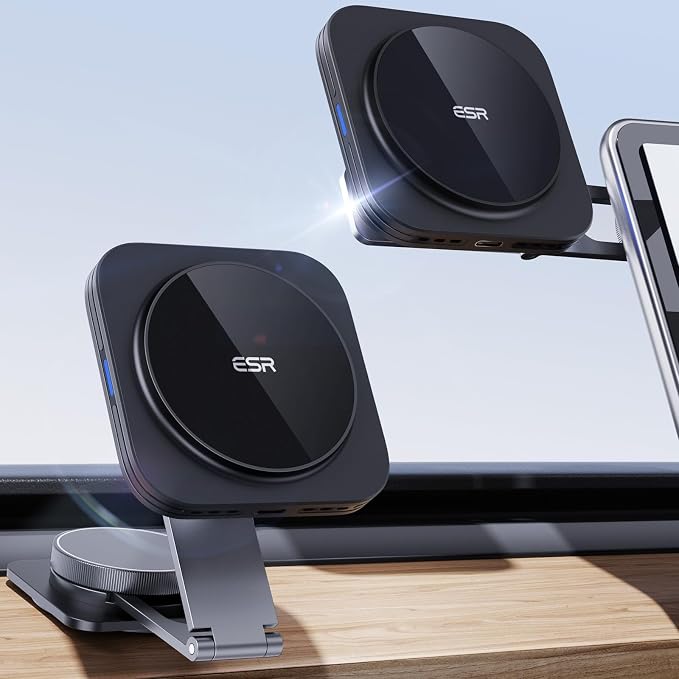 ESR for MagSafe Car Mount Charger, Foldable Dashboard Magnetic Wireless Car - Image 2