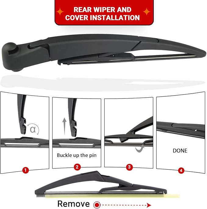 Windshield Wiper Blade Set Replacement - Image 7