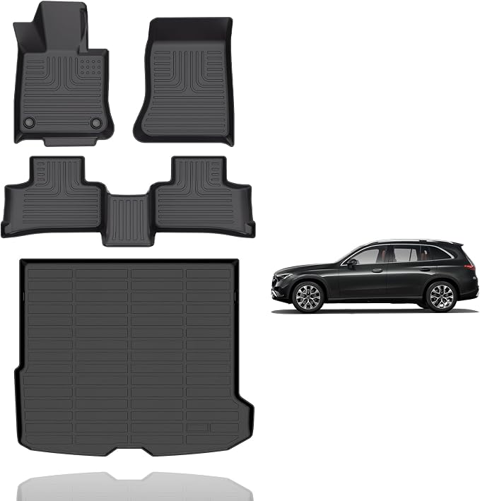 Floor Mats and Cargo Liner Set Fit by Wayhigh