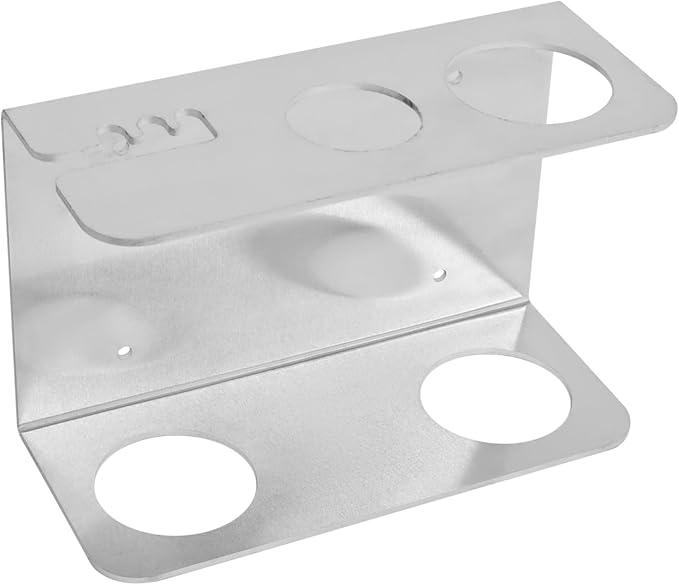 Hand Grease Gun Holder Rack Aluminum Wall Mount Storage Racks Suitable - Image 5