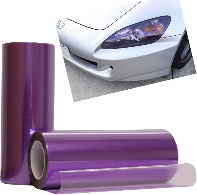 12 by 48 Inches Self Adhesive Headlight, Tail Lights, Fog Lights Tint Vinyl Film - Image 3