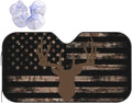 American Flag Camouflage Car Windshield Sunshade Front Window Sun Visor by mutakin