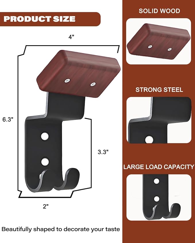 2 Pack Motorcycle Helmet Holder - Image 2