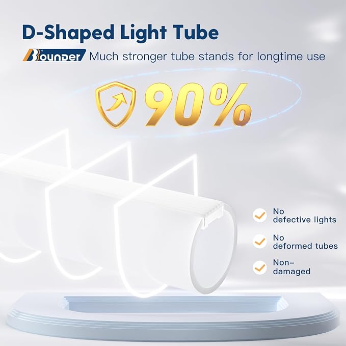 Bbounder 10 Pack Linkable LED Utility Shop Light, 4 FT Integrated Fixture - Image 2