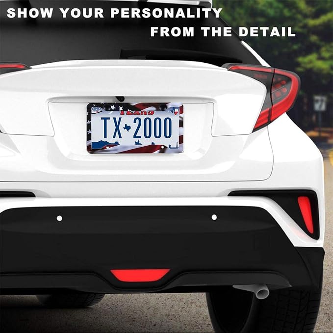 2Pack American Flag License Plate Frame - Image 2