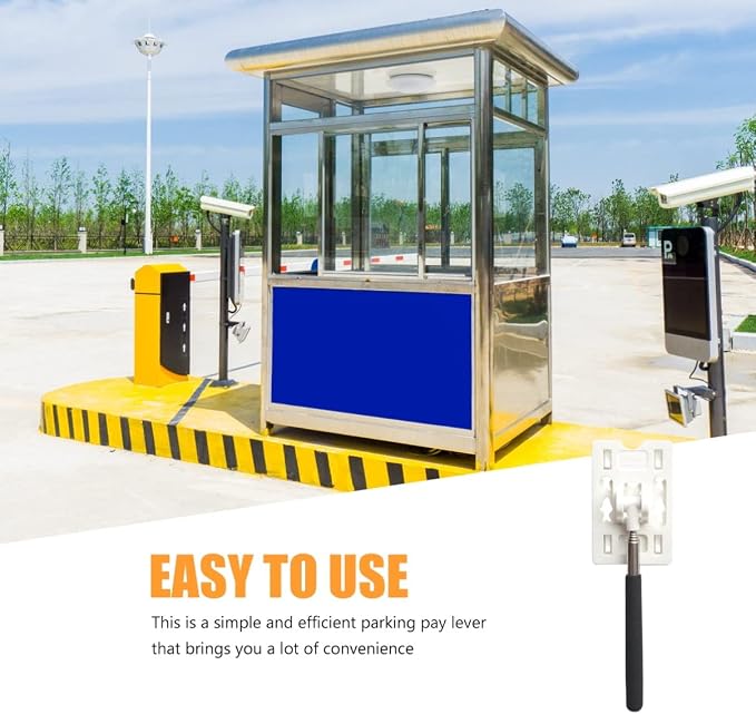 VICASKY Telescopic Rod Card Holder Reacher, Vehicle Parking Toll Swiping Stick - Image 4