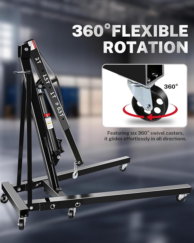 2-Ton Folding Engine Hoist - Image 3