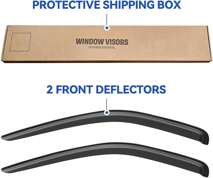 Window Visors Rain Guards Shield - Image 5