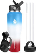 SENDESTAR 40oz Water Bottle Wide Mouth Stainless Steel Vacuum Insulated Double by Sendestar