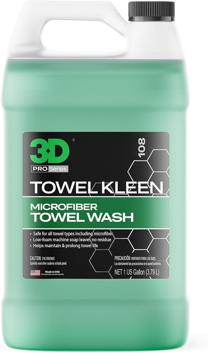 3D Towel Kleen Concentrated Microfiber Towel Detergent by 3DCarCare