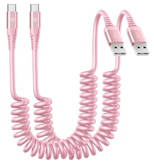 USB A to C Cable Fast Charging 3FT by KIYODA