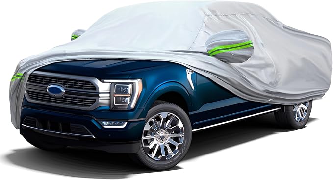 KEYOOG Truck Pickup Car Cover, 6-layer All-weather Waterproof, Heavy Outdoor by KEYOOG