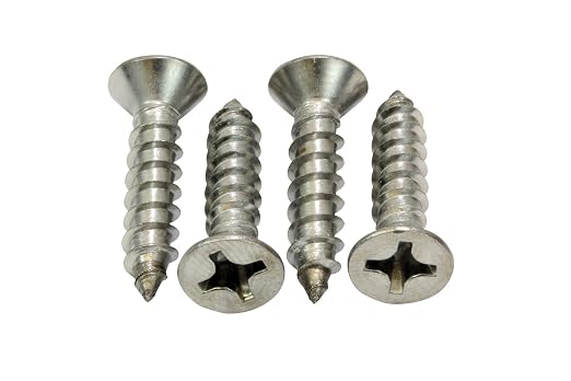 Bolt Dropper #12 X 1-1/2'' Stainless Steel Flat Head Phillips Wood Screw - Image 4