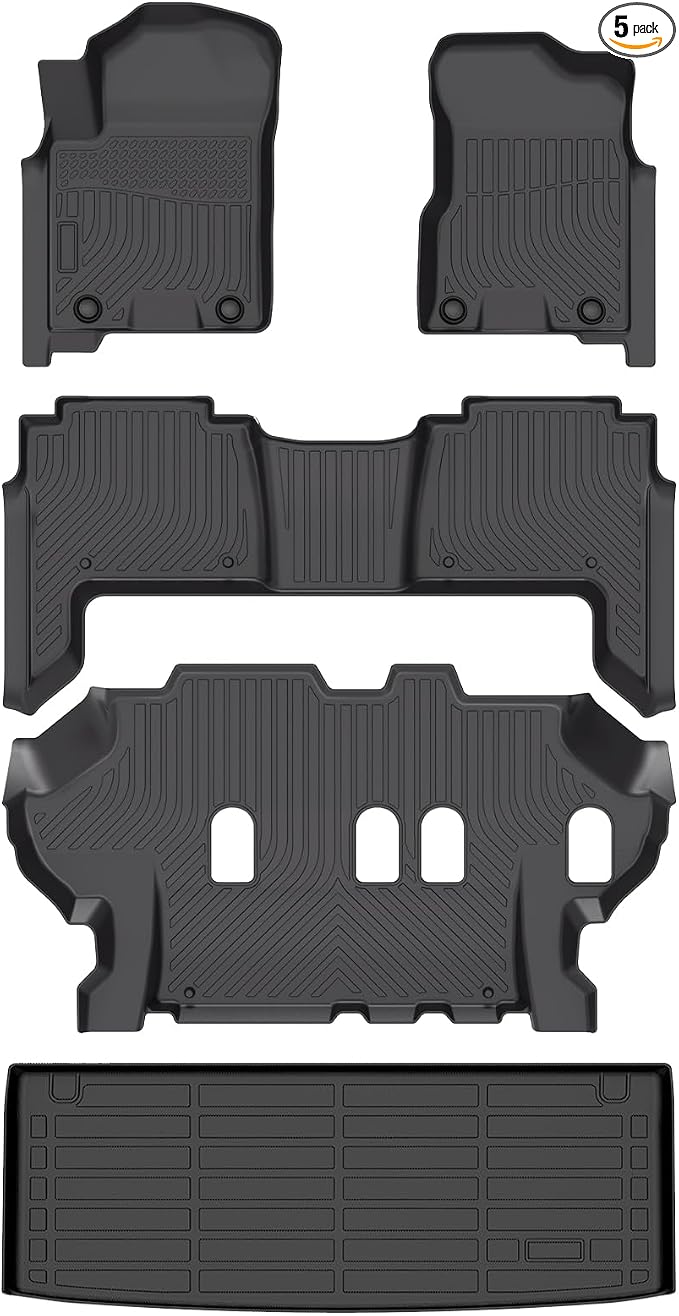 for Nissan Armada/Infiniti QX80 Floor Mats 2019-2024, Car Mats by Norand