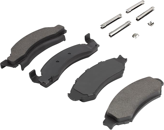 Premium Semi-Metallic Front Brake Pads Compatible - Image 2