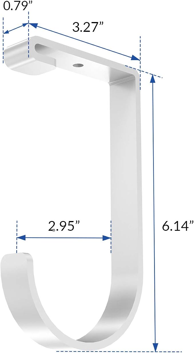 FLEXIMOUNTS 4 Pack Add On Storage Flat Hook Accessory - Image 3