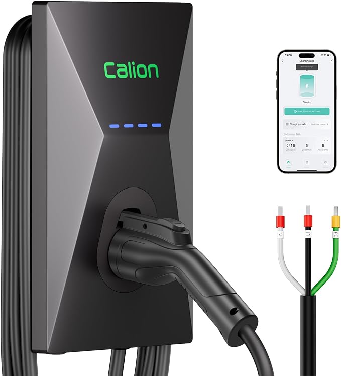 Calion Level 2 EV Charger-EV Wall-Mount Charger by CALION