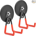 Strong Garage Magnetic Hooks, 45 lbs Pulling 3.46" Large Magnet Hooks by MINCIMagnetsManufacturer