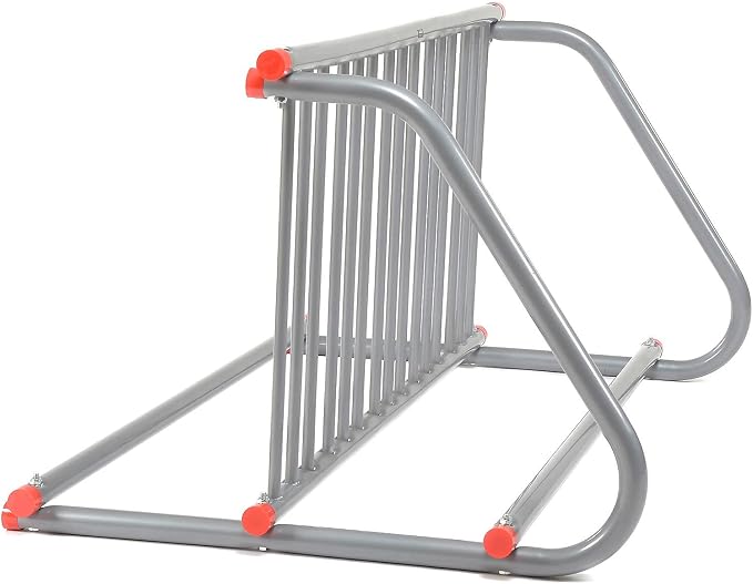 Global Industrial 59-3/4"L Grid Bike Rack, Double Sided, Powder Coated Steel - Image 2