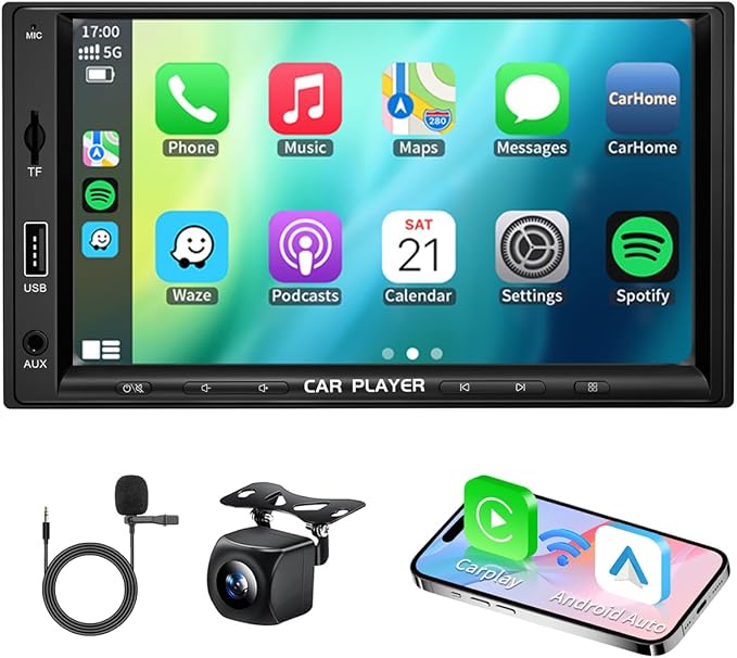 7 Inch Double Din Car Stereo by Zeminba