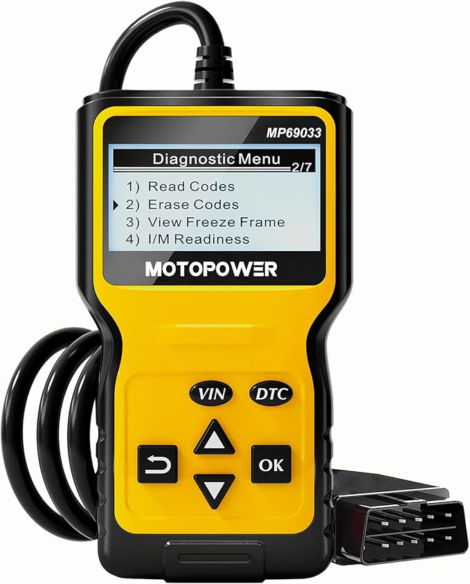 MOTOPOWER MP69033 Car OBD2 Scanner Code Reader Engine Fault Scanner CAN by MOTOPOWER
