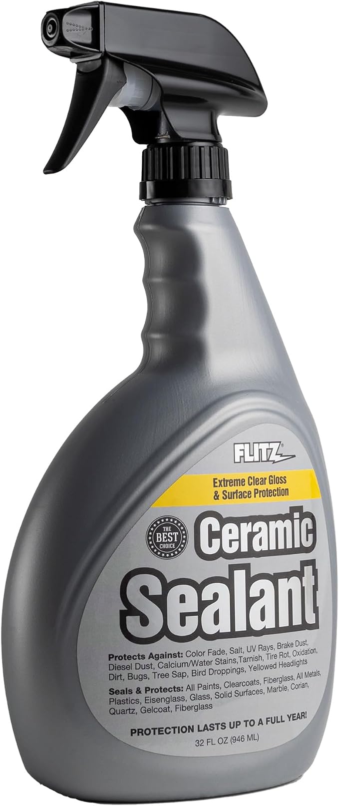 Flitz Ceramic Sealant - 32oz Bottle of USA-Made Ceramic Coating by FlitzInternationalLTD