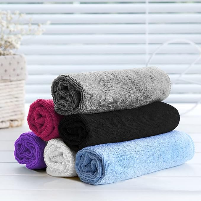 Microfiber Cleaning Cloth-50Pcs Ultra Soft Highly Absorbent Rags, Reusable - Image 6