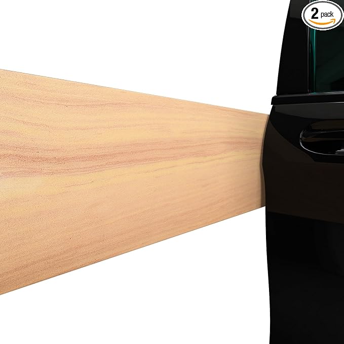 GWP01 Wood Grain Garage Wall Protector Car Door Protectors, Garage Accessories by Ampulla