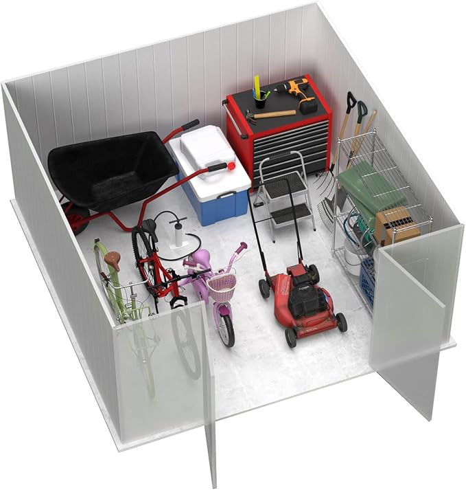 Absco Premier Storage Sheds, DIY Backyard Shed, Utility Tool Storage, Weather & - Image 2