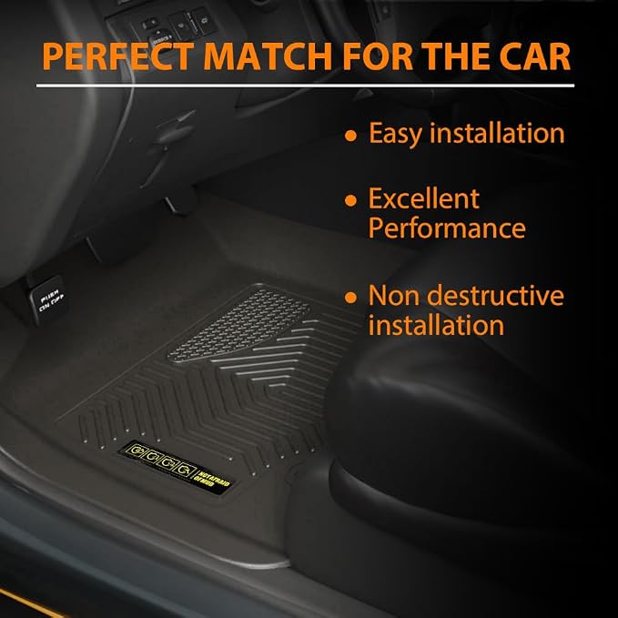 G-PLUS Floor Mats Fit for Dodge Ram 1500 2009-2024/Fit Dodge Ram 2500 3500 - Image 3