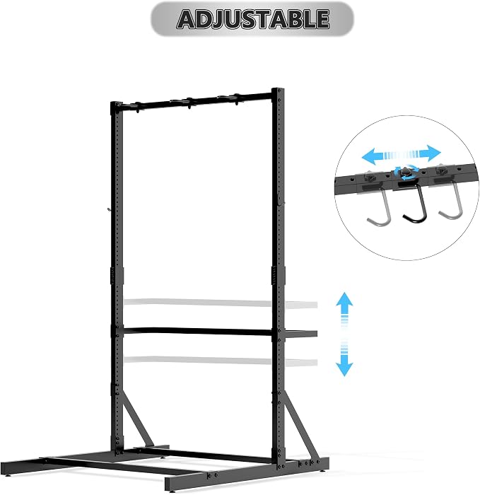 Freestanding Bike Rack for Garage Stroage, 300 Lbs 5 Bikes Storage Rack Steel - Image 4