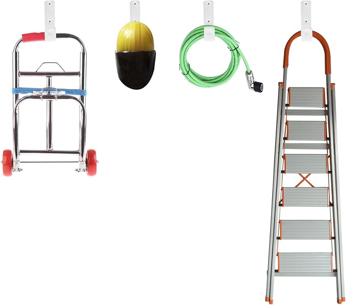 Bunk Bed Ladder Hooks Brackets, Iron Bed Ladder Hook, PVC Coated Angled Ladder - Image 7
