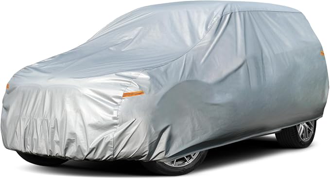 Kayme Large SUV Car Cover Waterproof All Weather, Outdoor Full Size SUV Cover by kayme