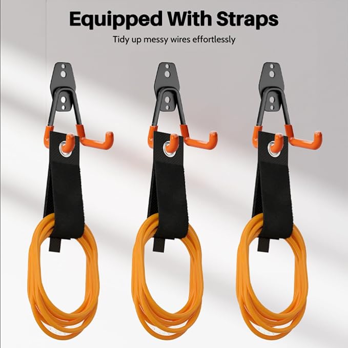 Garage Hooks Heavy Duty, 8 Pack Wall Mount Storage Hangers - Image 5