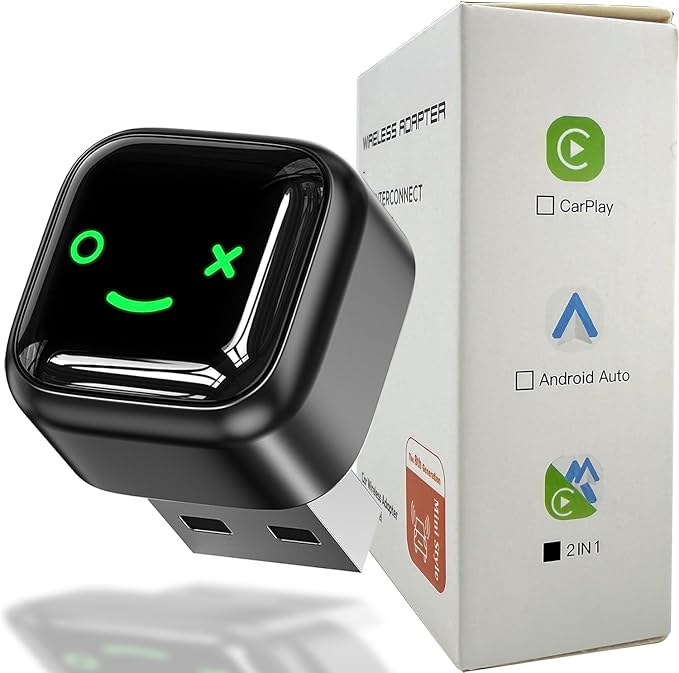 Wireless CarPlay & Android Auto Adapter by MENKSID