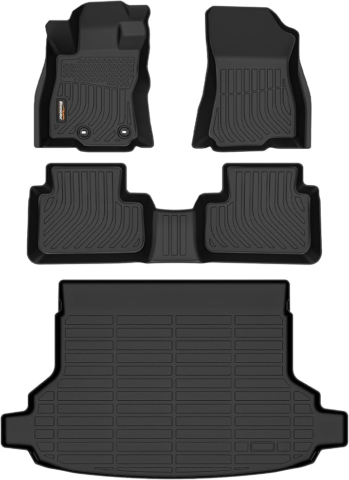 Binmotor-Floor Mats Cargo Liner Set by VisittheBinmotor