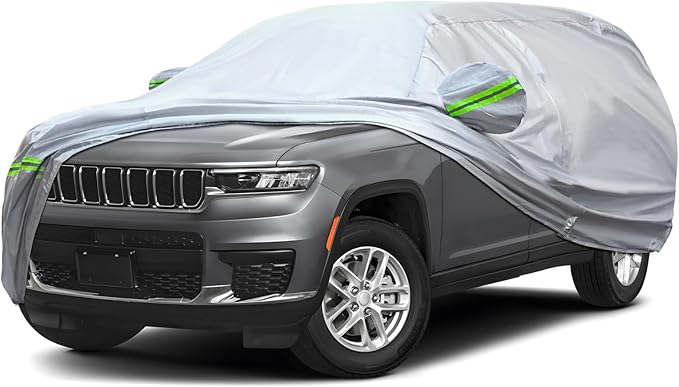 KEYOOG 6-Layer Full Car Cover is All-Weather Waterproof, Universal in All by KEYOOG
