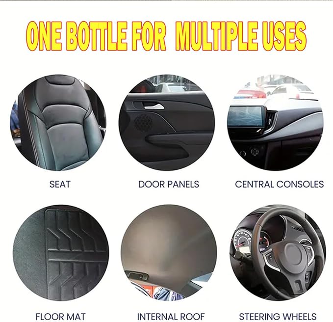 Multi-Purpose Car Interior Fabric Clean Polish Spray, Applies To Vehicle - Image 7
