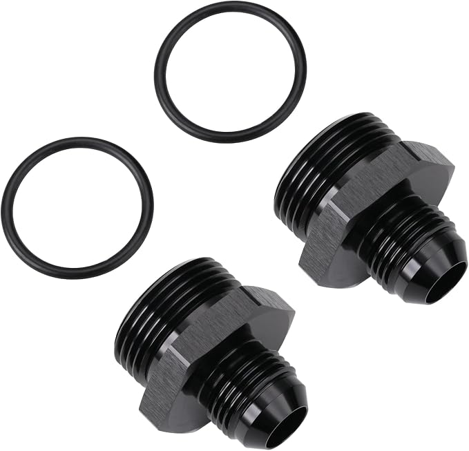 10AN Male Flare to 16AN ORB O-ring Boss Fuel Pump Rail Adapter Fitting Aluminum - Image 3