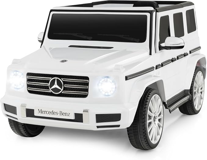 HONEY JOY Ride On Car, 12V Licensed Mercedes Benz G500, Battery Powered Ride On by HONEYJOY